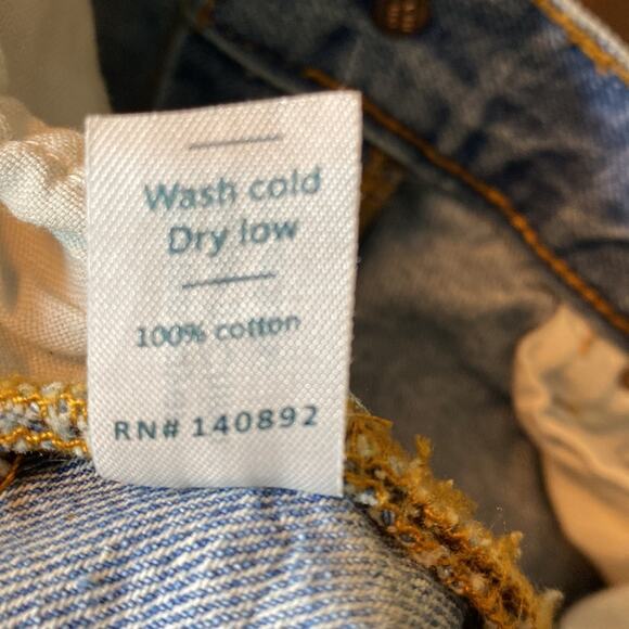 Marine Layer Celine Pencil Midi Skirt Blue Cotton Denim Size 4 - Picture 9 of 9